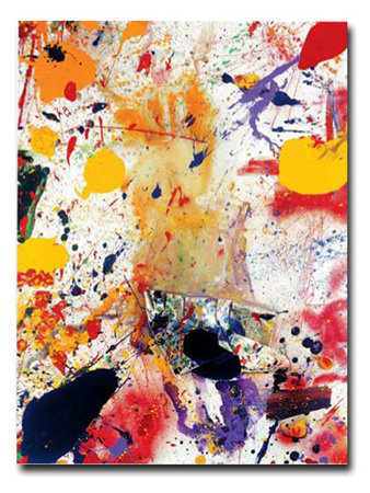 Untitled  (1990) – Collage and acrylic on canvas