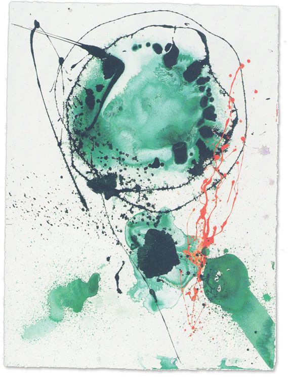 Untitled  (1990) – Acrylic on paper