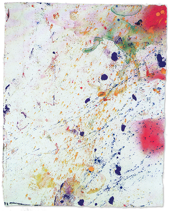 Untitled  (1990) - Acrylic on paper