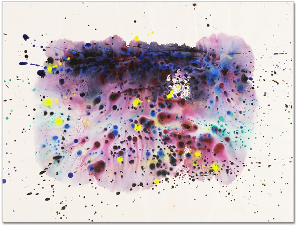 Untitled  (1974) – Acrylic on paper