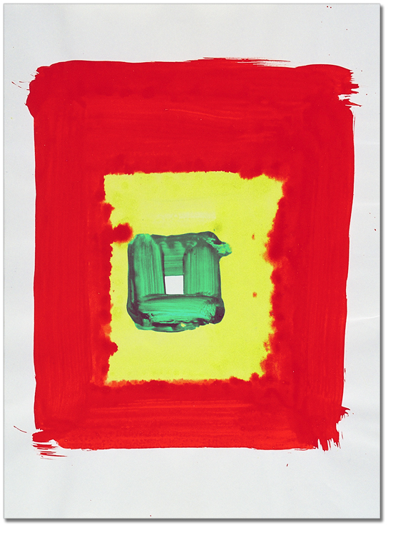 Untitled  (1978) – Acrylic on paper