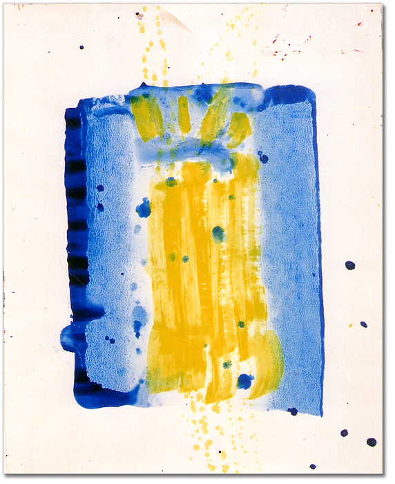 Untitled  (1989) – Acrylic on paper