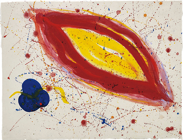 Untitled  (1988) – Egg tempera and acrylic on paper