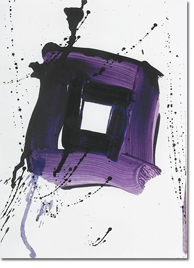 Untitled  (1985) – Acrylic on paper