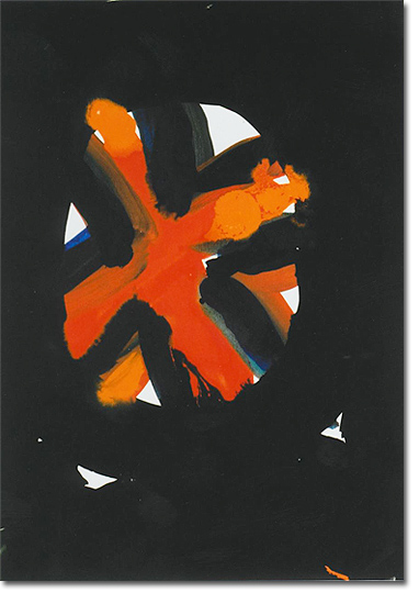 Untitled  (1984) - Acrylic on paper