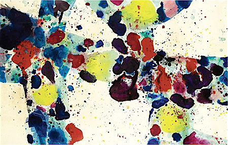 Untitled  (1973) – Acrylic on paper