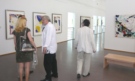 Sam Francis Exhibition at the Meulensteen Art Museum, Bratislava, Slovakia, 2010